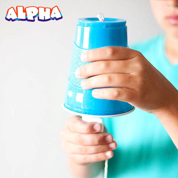 Alpha science classroom：DIY chicken sounds from a cup