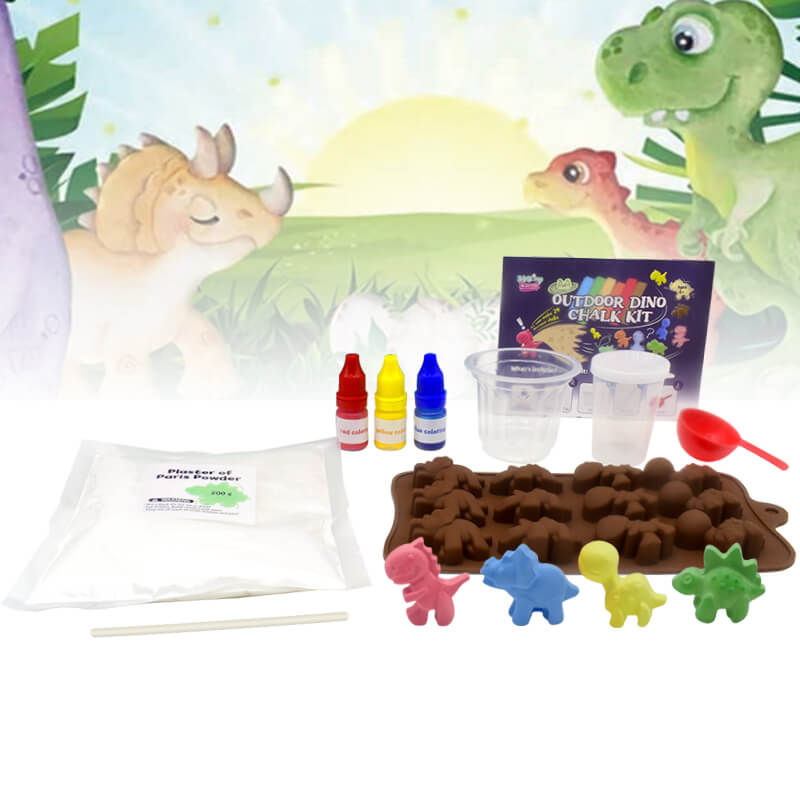 Outdoor Dino Chalk Kit