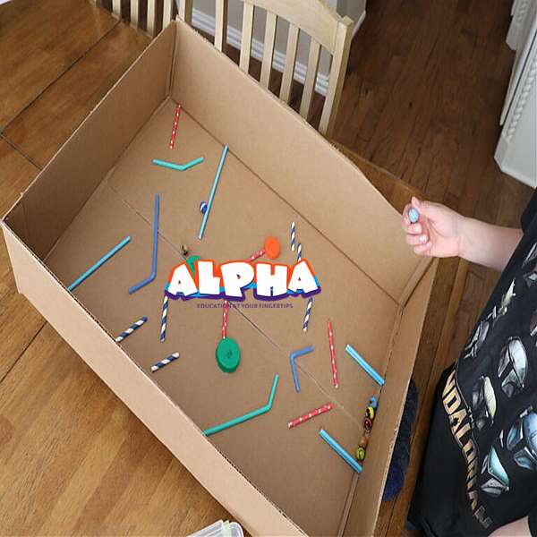 Alpha science classroom： Build a Marble Run with Straws