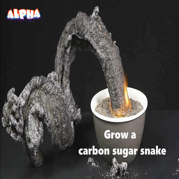 Alpha science classroom：Grow a carbon sugar snake